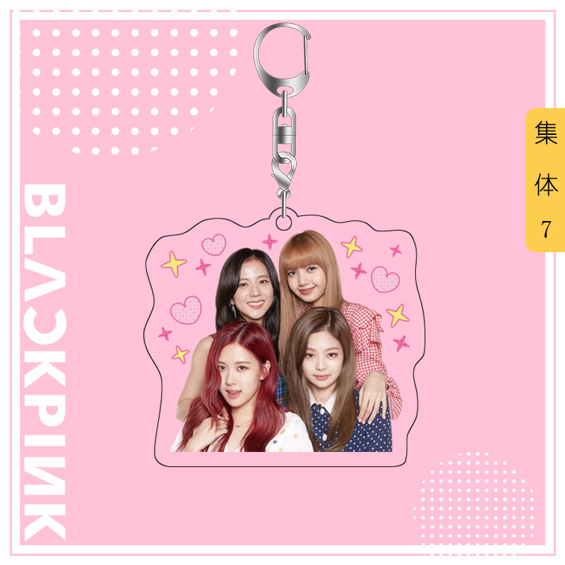 Móc khóa BLACK PINK bằng nhựa đẹp mắt