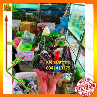 Mô hình núi - hòn non bộ - trang trí bể cá .