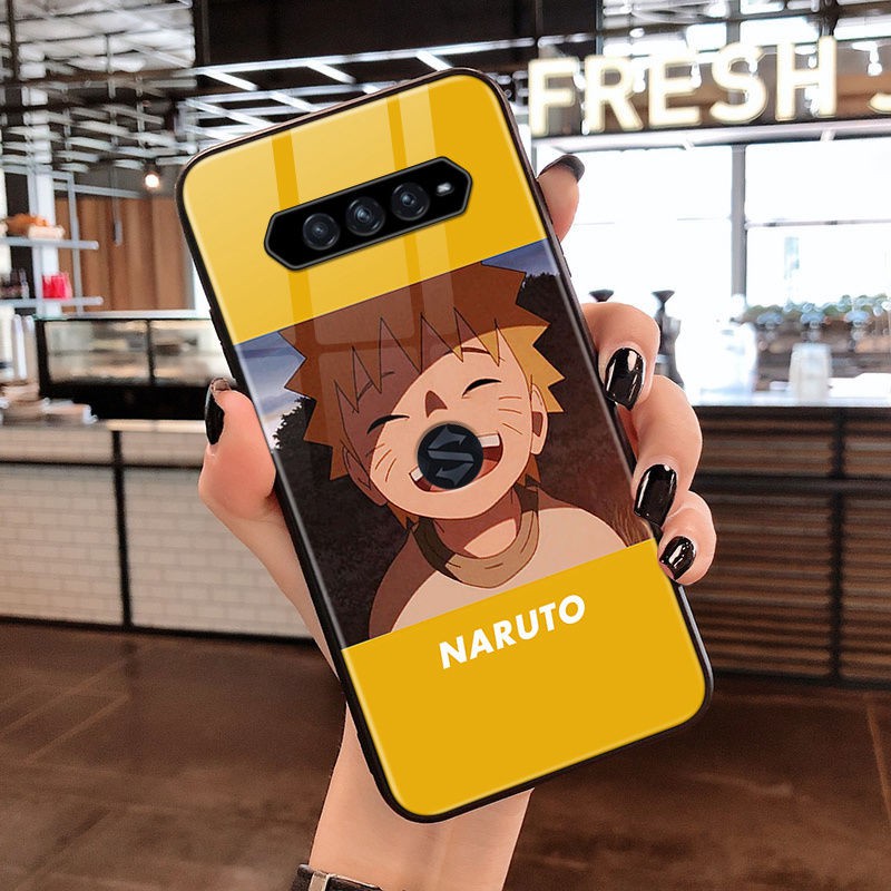 Ốp Lưng Mặt Kính Cường Lực In Hình Anime Naruto Cho Black Shark 4 | BigBuy360 - bigbuy360.vn