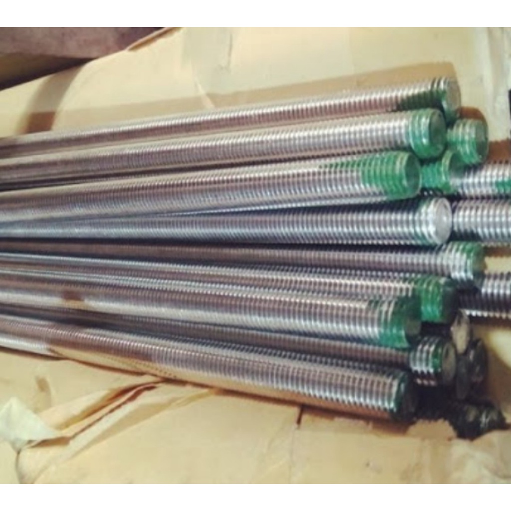Thanh ren inox,ty ren inox M16,M18,inox 201,inox 304 tiêu chuẩn 1 mét