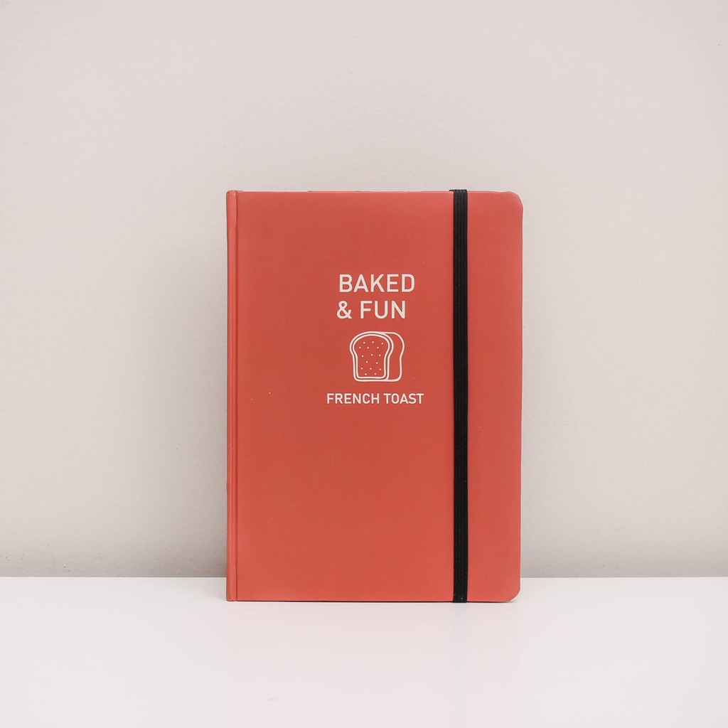 Sổ tay dotgrid Crabit 100gsm A5 - Baked&amp;fun - French Toast