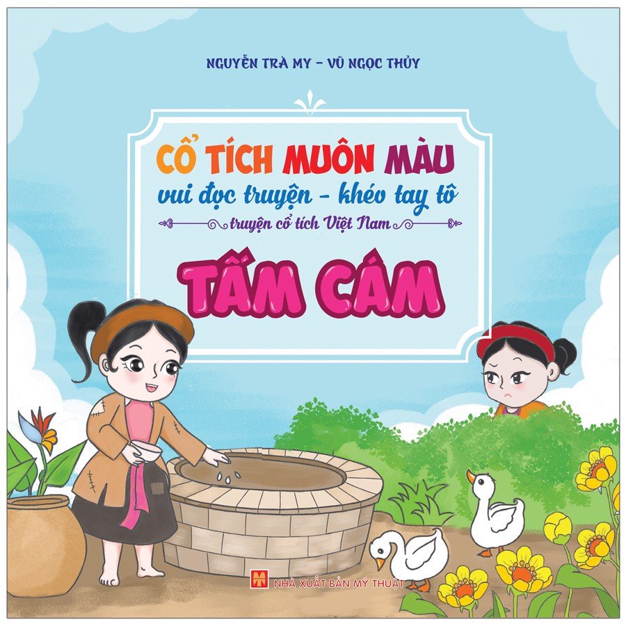 Sách: Cổ tích muôn màu - Vui đọc truyện, khéo tay tô - Bộ 8 cuốn Truyện cổ tích kèm tô màu - ML-TNHI-GD-120k