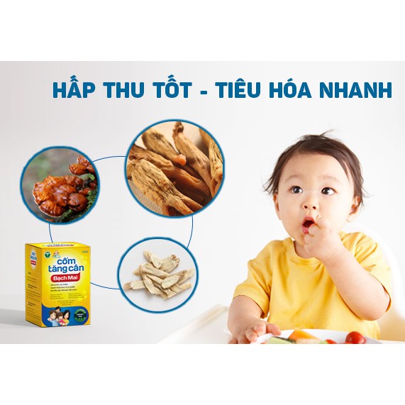 tăng cân nhanh cốm bạch mai, tăng cân an toàn cho người gầy, [cường anh tamino]