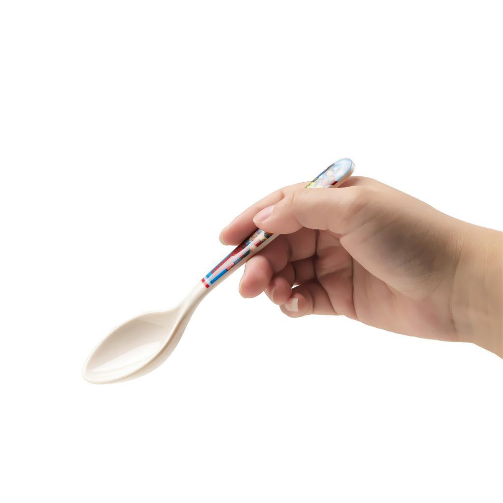 Muỗng nĩa nhựa melamine in hình siêu anh hùng Avengers Spiderman Ironman Captain Thor Hulk siêu ngầu cho bé Disney