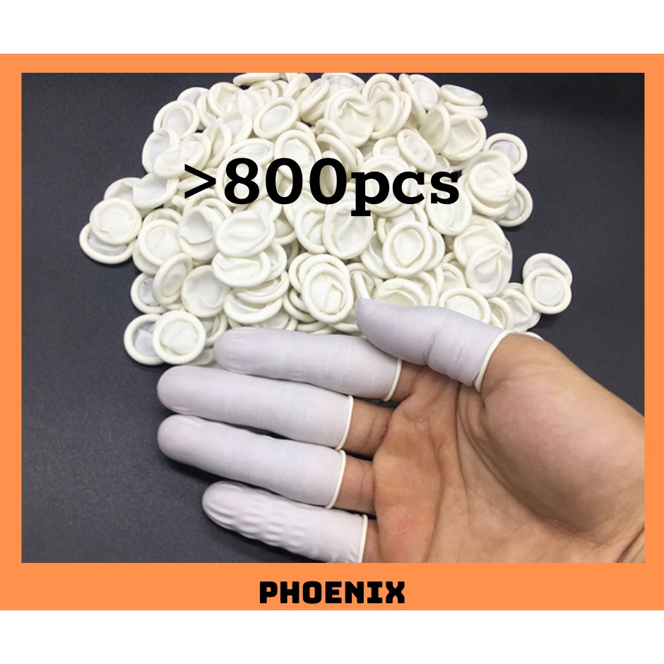 Bao ngón tay cao su y tế gói 500g bao ngón tĩnh điện ngăn ngừa mồ hôi vết bẩn, 1 gói 500g | BigBuy360 - bigbuy360.vn