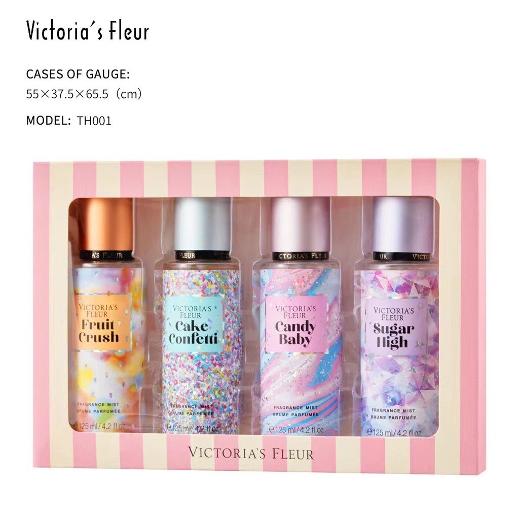 SET 4 chai xịt BODY MIST VIC 125ml