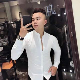 Áo sơ mi trắng nam maidung