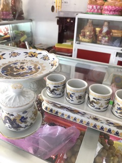 Combo đồ thờ cúng rồng xanh
