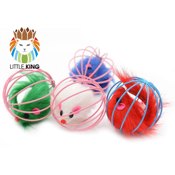 Đồ chơi bóng lồng chuột cho chó mèo, thú cưng Little King pet shop