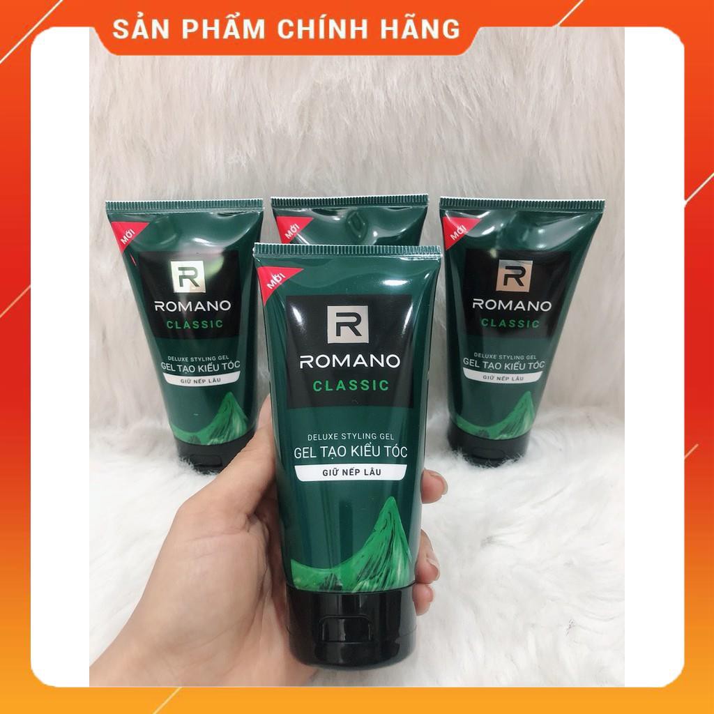 Gel vuốt tóc Romano Classic giữ nếp lâu mềm tóc 150g-Mẫu mới