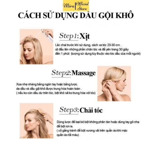 Dầu Gội Khô Issy Dạng Xịt Nội Địa Trung tiện lợi cho mùa hè nắng nóng