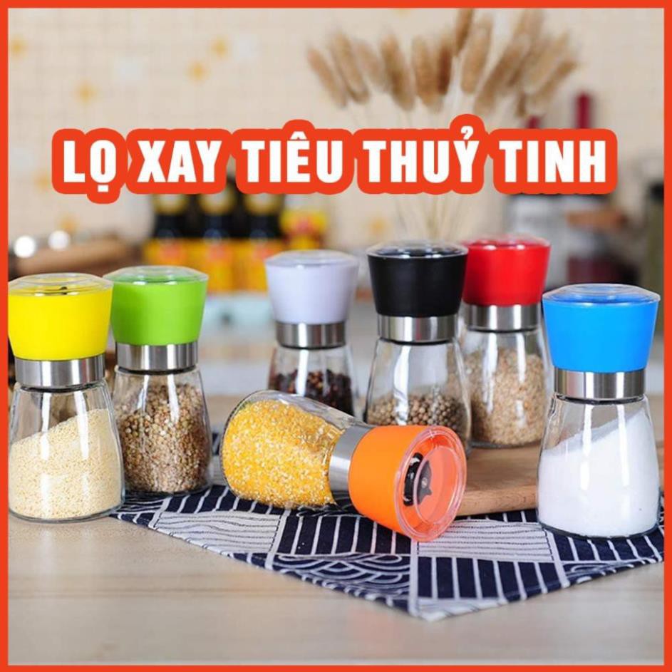 Lọ xay tiêu thuỷ tinh