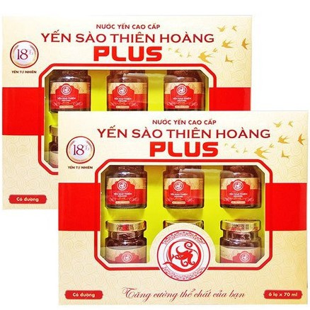3 Hộp Yến Thiên Hoàng 18% Plus (1 Hộp 6 Lọ X 70ml) | BigBuy360 - bigbuy360.vn