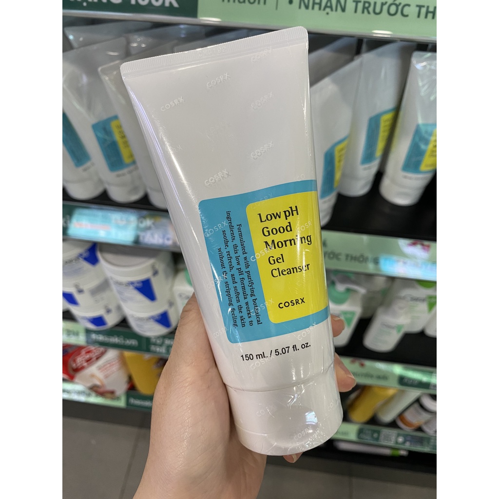 Gel Rửa Mặt Cosrx Tràm Trà, 0.5% BHA Độ pH Thấp Low pH Good Morning Gel Cleanser 150ml - Hasaki - Sản phẩm chính hãng