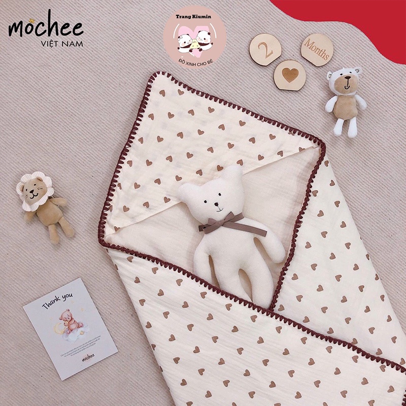 Ủ Trần Bông Mochee Cho Bé Ngủ Ngon