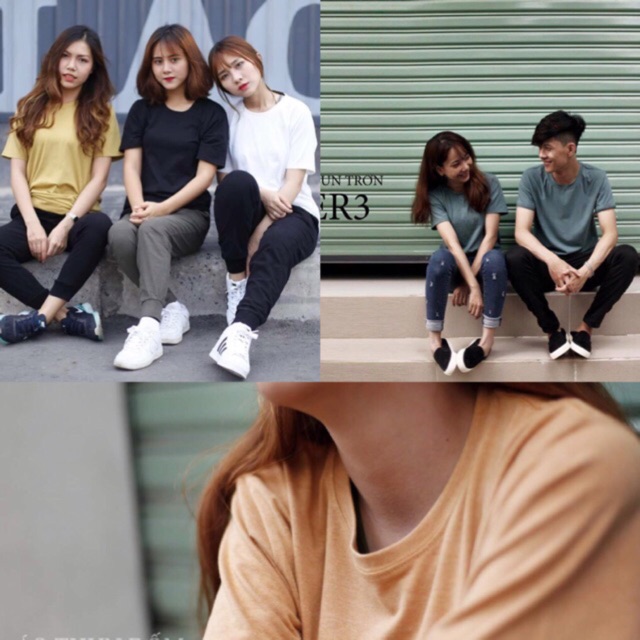 Áo thun đốm trơn (nhiều màu)