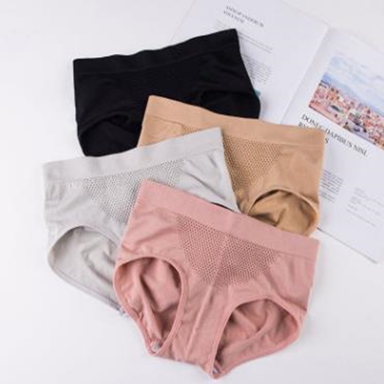 Quần Lót Cạp Thấp Chất Cotton Túi Zip Siêu Thoáng Cho Nữ, Quần Định Hình Xuất Nhật 4in1 - Subo Shop