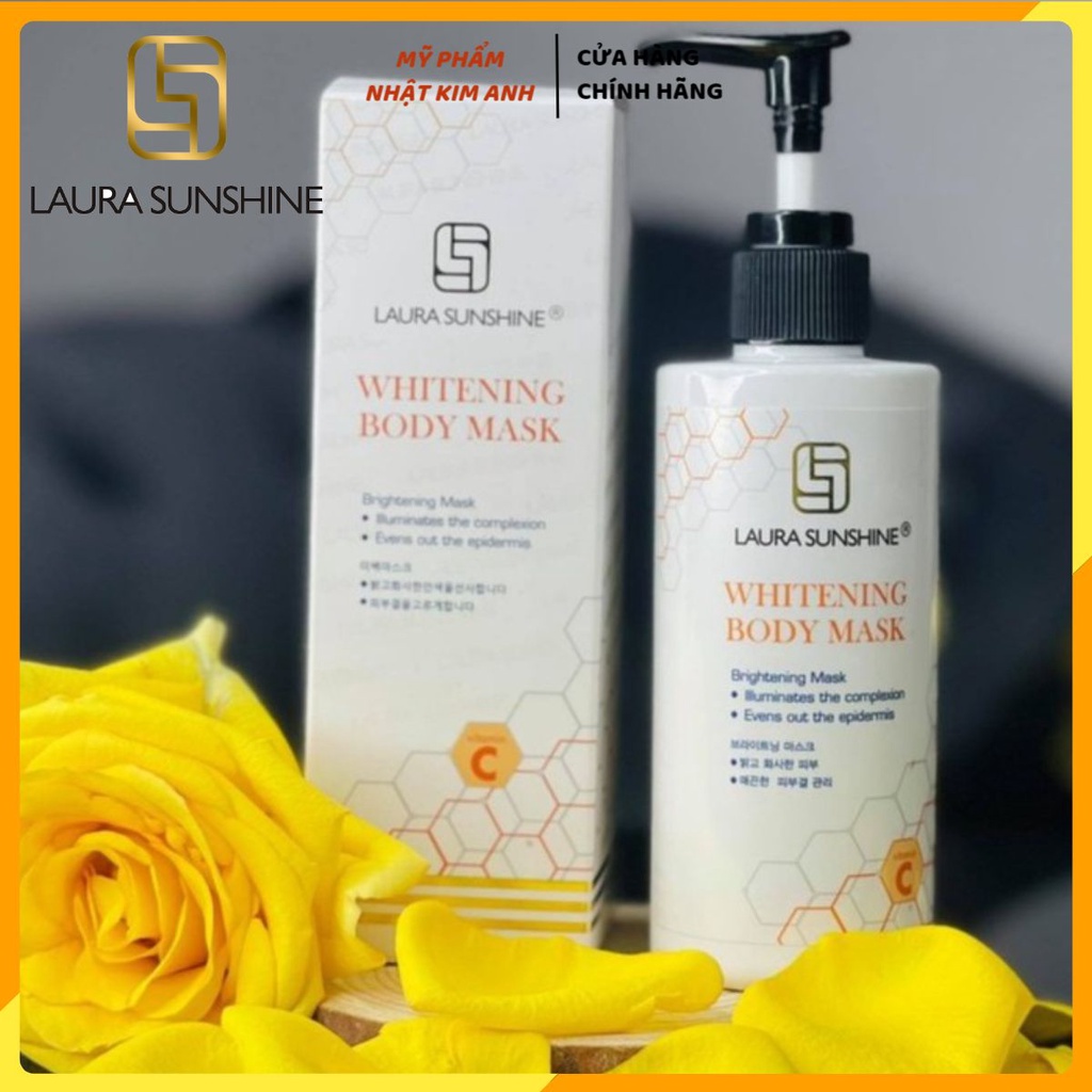 Mặt nạ ủ trắng da toàn thân Nhật Kim Anh - whitening body mask Laura Sunshine