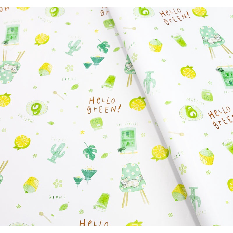 Giấy Gói Quà Nhiều Màu Sắc Họa Tiết 75cmx52cm