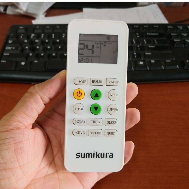 Remote máy lạnh Sumikura hàng tốt.