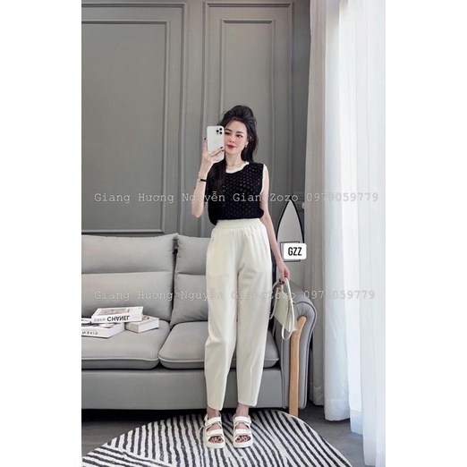 QUẦN BAGGY DẠ TÚI NẮP 4M NỮ