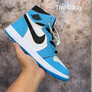 Giày thể thao JORDAN 1 CAO CỔ MÀU XANH DƯƠNG , Giày jodan jd1 high blue nam nữ hot hit 2021