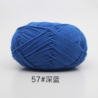 Cuộn Len cotton Mềm Mịn Đan Đồ Thủ Công 4 Sợi 50G