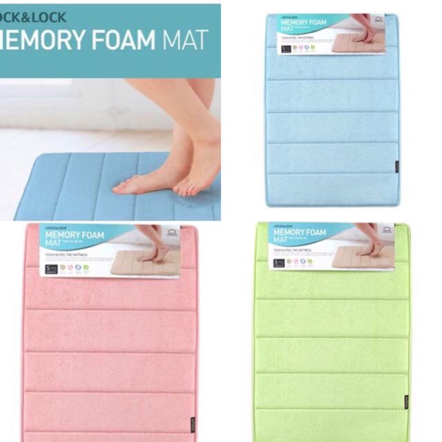 Thảm chùi chân Lock&amp;Lock Memory Foam Stripe MAT510