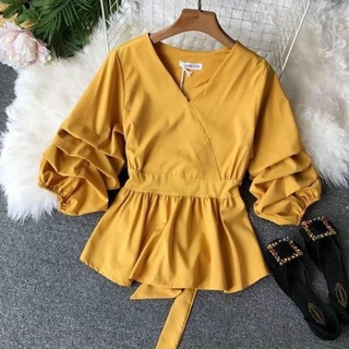 áo kiểu tiểu thư xếp ly bigsize