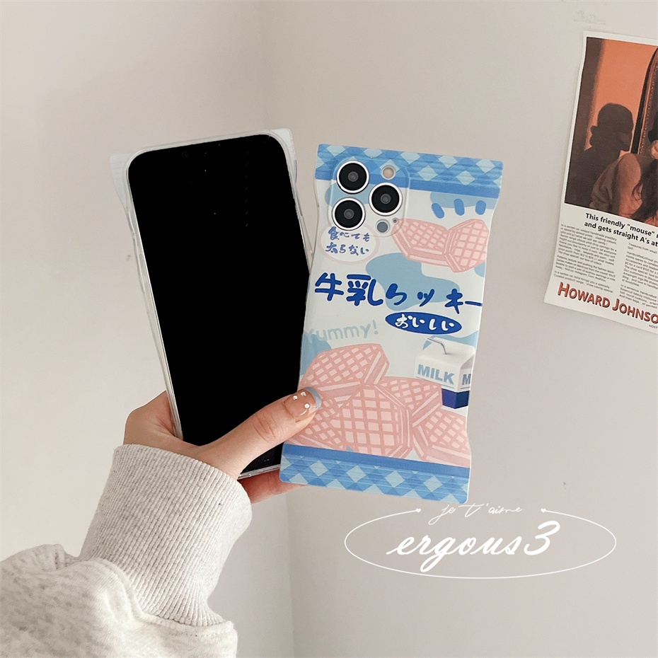 Ốp Điện Thoại Mềm Màu Kẹo Hình PEKO Milky Dễ Thương Cho iPhone 14 13 12 11 Pro Max SE2020 X XR Xs Max 7 8 Plus