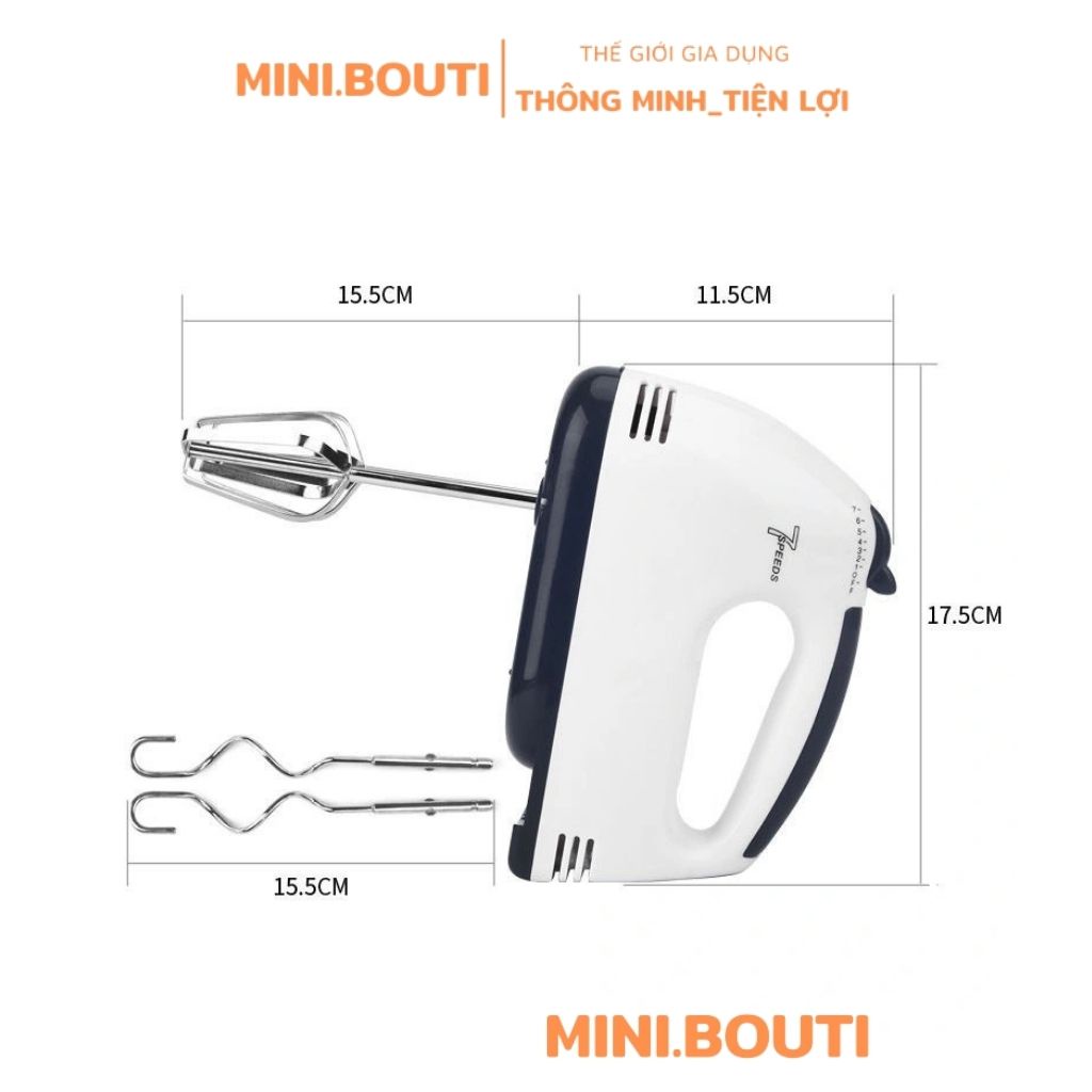 Máy Đánh Trứng MINIBOUTI Máy Đánh Trứng Cầm Tay Máy Đánh Trứng Mini Máy Đánh Kem Cầm Tay Chính Hãng Bảo Hành 12 Tháng