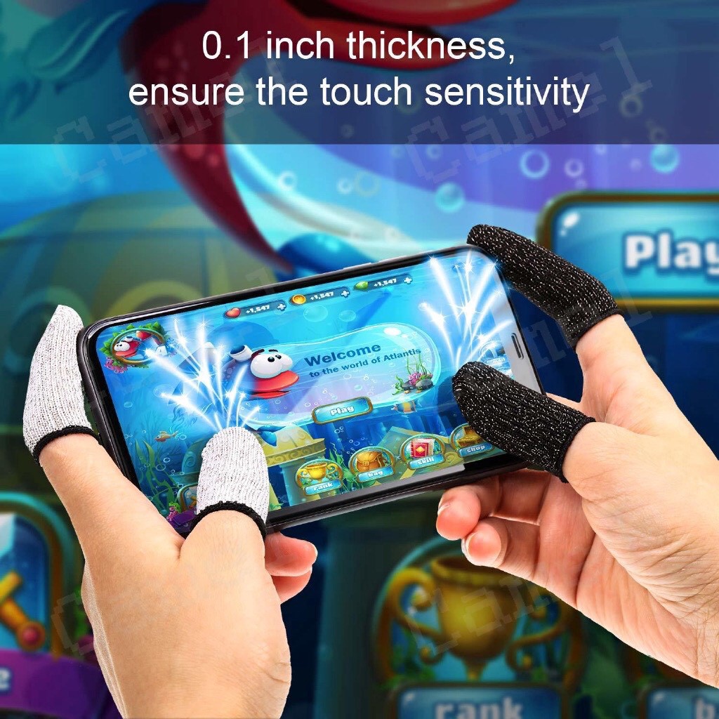 Bộ găng tay cảm ứng chơi game điện thoại chống mồ hôi, chống trượt Gear chuyên Game Mobile | BigBuy360 - bigbuy360.vn