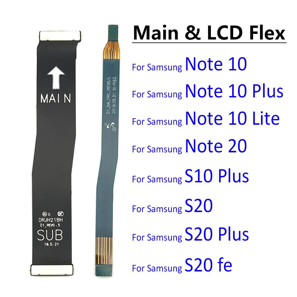 Dây Cáp Linh Hoạt Cho Samsung Note 10 Lite Note 20 S10 Plus S20 Fe / Note 10 Plus 5g