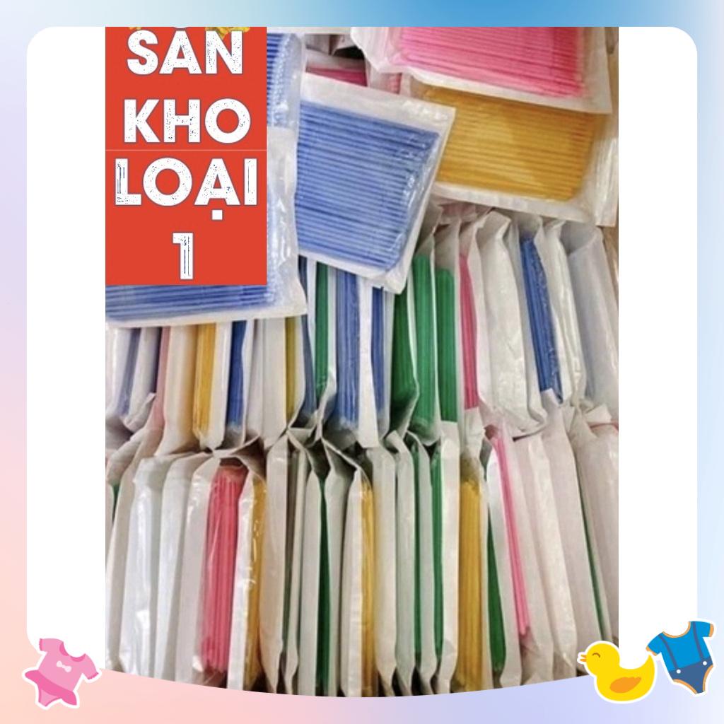 Tăm Bông Gỗ Tém Lông Mày,  Bôi Tê,  tém lông mày,  tém môi, Siêu Tiết Kiệm(100 que/túi)