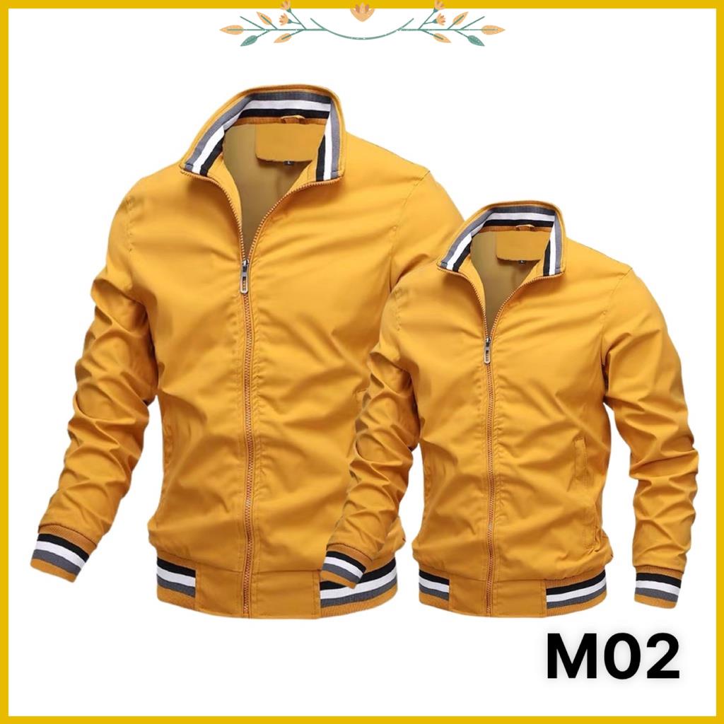 Áo Khoác Dù  Cặp Đôi Nam Nữ xanh rêu trơn, Áo Khoác Dù Đôi, chất dù máy 2 Lớp MS M.03