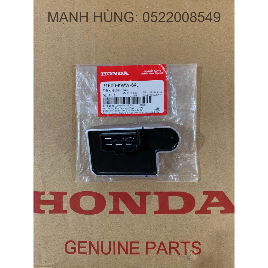 Tiết chế chỉnh lưu  Wave RSX Fi Honda. Mã sp 31600KWW641