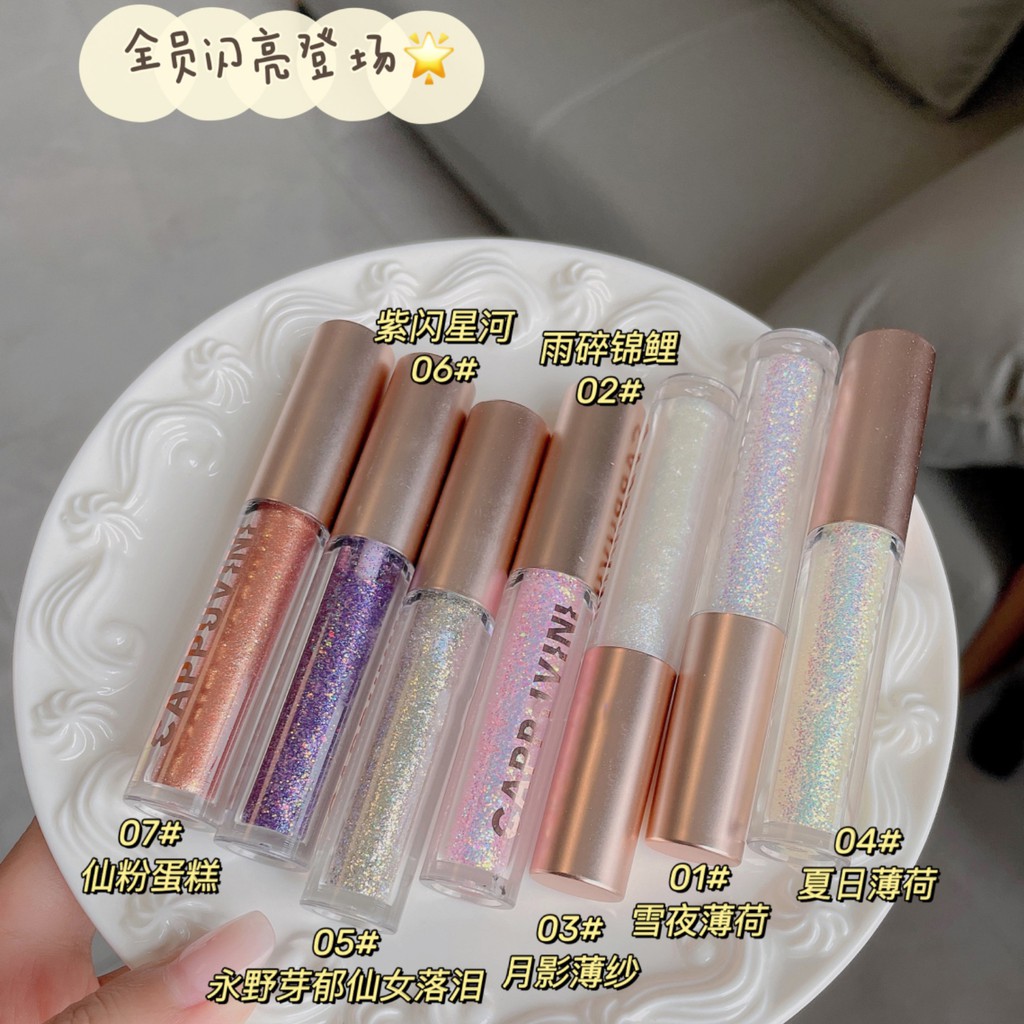 [Hàng mới về] Phấn mắt dạng lỏng ánh nhũ lấp lánh chống thấm nước lâu trôi | BigBuy360 - bigbuy360.vn