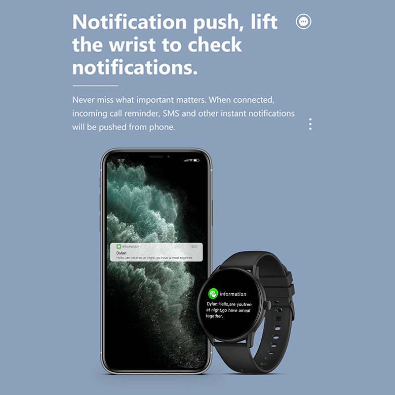 Đồng Hồ Thông Minh Kw06Pro  COBRAFLY 1.28 Inch Chống Thấm Nước Ip68 Theo Dõi Sức Khỏe Kèm Phụ Kiện