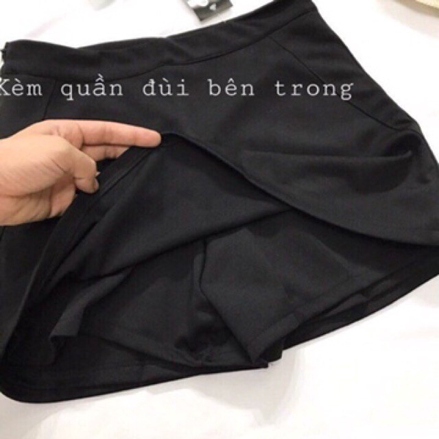 Chân váy chữ A có quần trong chất liệu umi | BigBuy360 - bigbuy360.vn