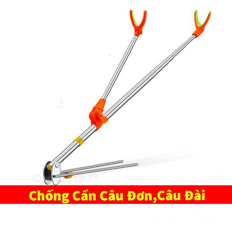 Chống Cần Câu Đài, Chống Cần Câu Tay, Chống Cần Câu Đơn,Chống Cần Câu Cá Siêu Tiện Lợi