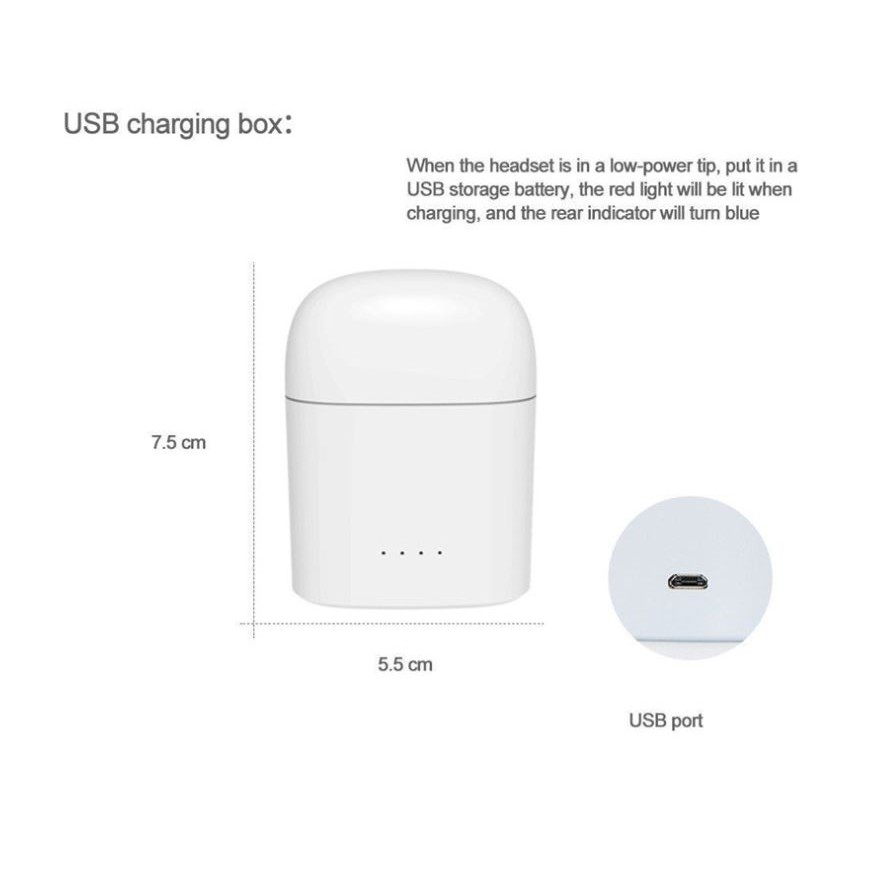 [Giá Xả Kho] Tai nghe Bluetooth i7S nghe 2 tai : Không dây - Nhỏ gọn kèm đốc sạc 3 in 1 Full Box | BigBuy360 - bigbuy360.vn