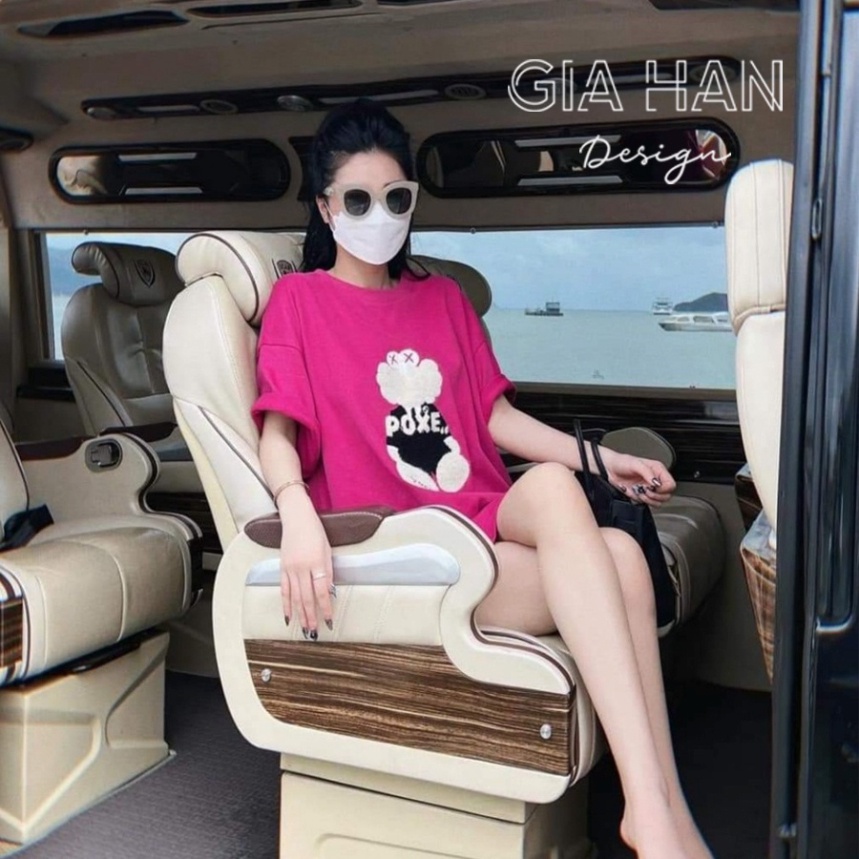 Áo phông cotton gấu POXE trẻ trung nữ tính thời trang | BigBuy360 - bigbuy360.vn