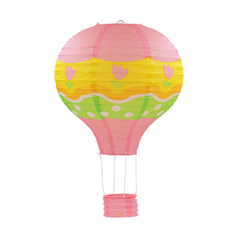 [ HCM ] Đèn lồng giấy hình khinh khí cầu dùng trong trang trí tiệc - loại đường kính 40cm