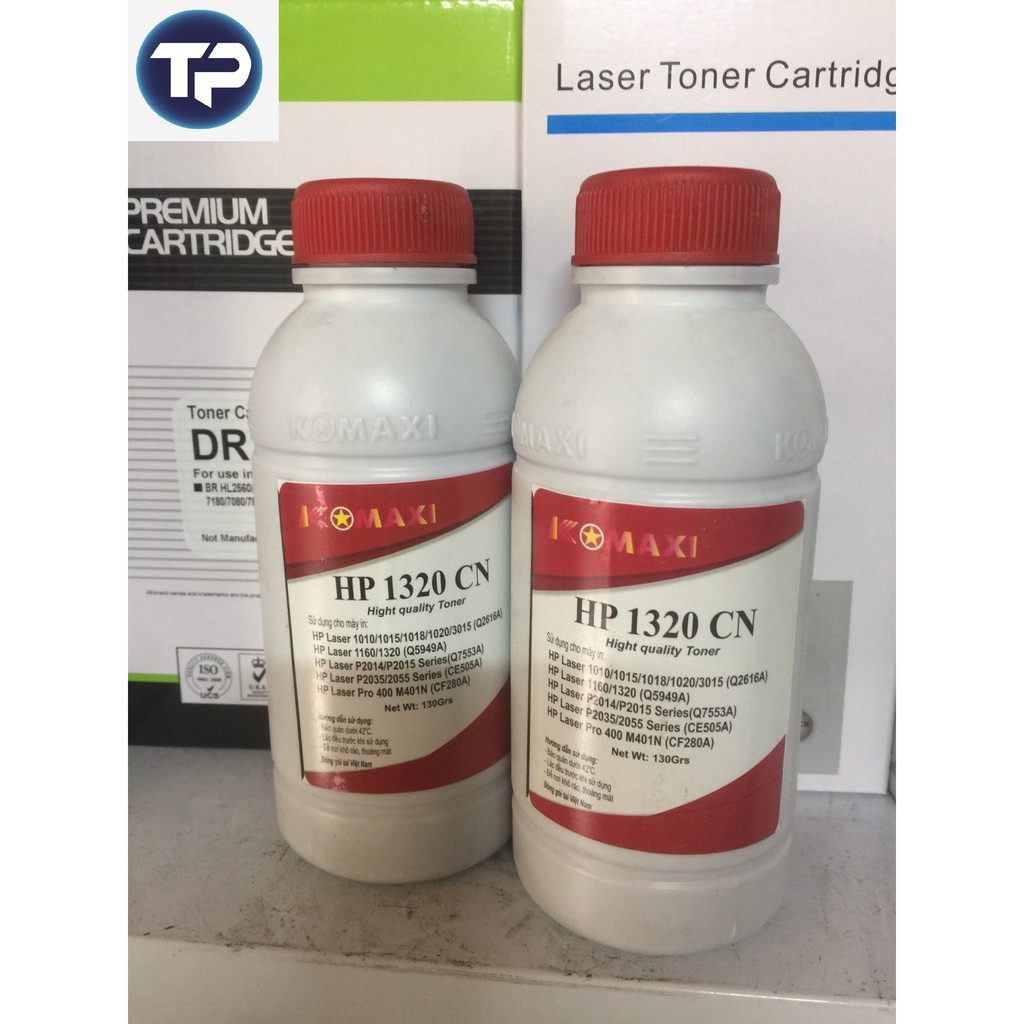 Mực đổ [RẺ VÔ ĐỊCH] combo 5 mực đổ komaxi dùng cho máy in 2900/3300/5200/1320/2035/2055