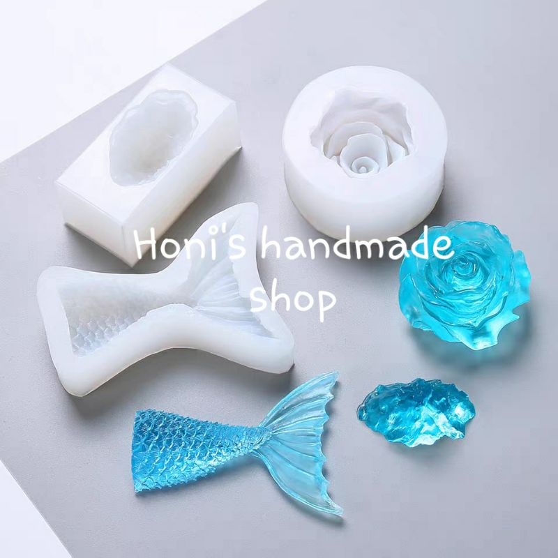 Set dung dịch làm phím, lấy dấu vân tay, khuôn thực phẩm silicone loại 1 250g