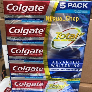 Kem Đánh Răng Colgate ToTal Advanced Whitening 181g Của Mỹ