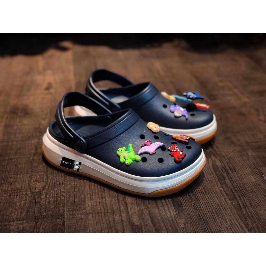 Dép Cross Nam Nữ Band Full Force Chính Hãng, Sục retro , đế mới thêm viền chống trơn , nhựa nguyên đôi đi mưa | BigBuy360 - bigbuy360.vn