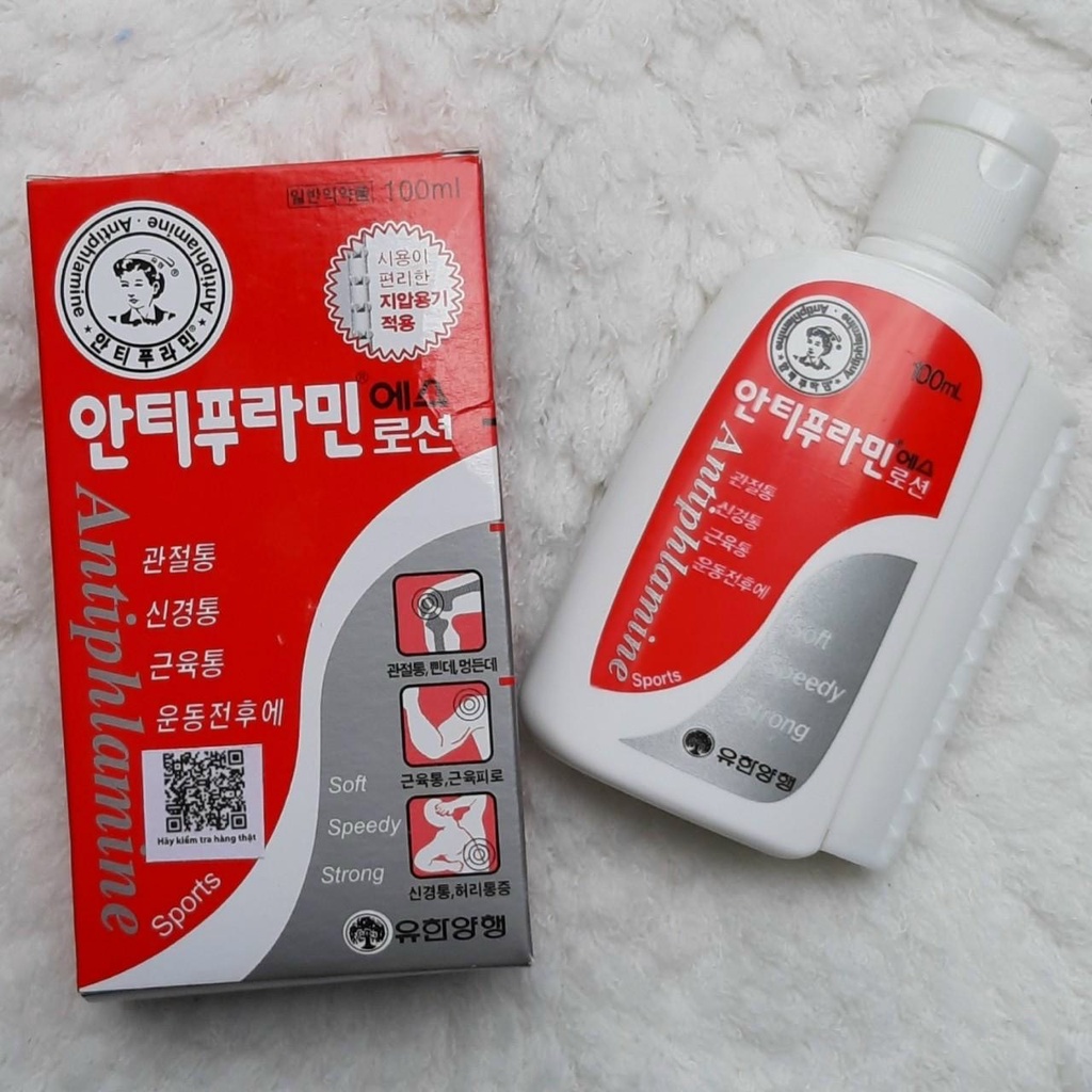 [ Chính Hãng] Dầu Nóng Xoa Bóp Hàn Quốc Antiphlamine 100ml