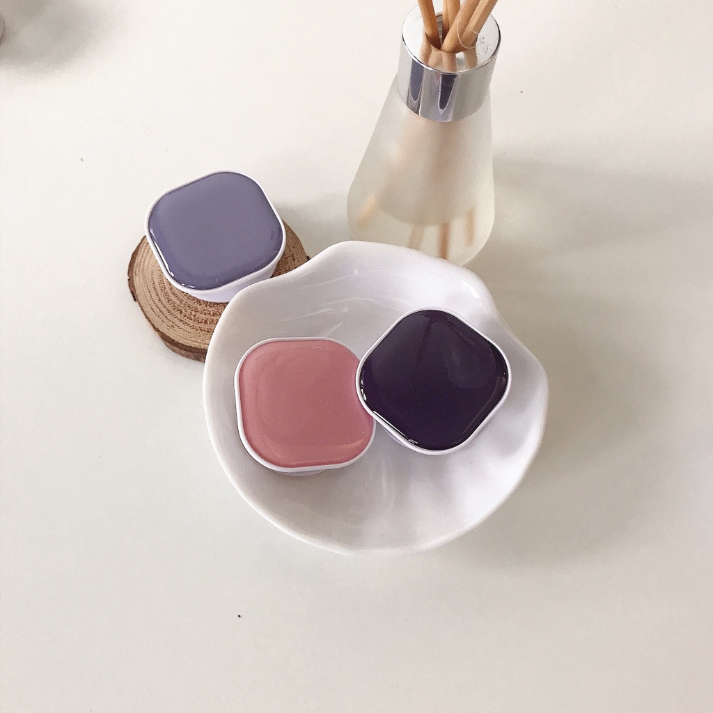 Giá đỡ điện thoại túi khí màu trơn kiểu dáng phong cách retro Hàn Quốc