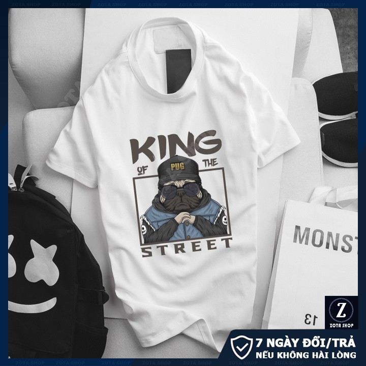 Áo thun nam đẹp, áo thun tay ngắn ZOTA GZ15 in King of the street | BigBuy360 - bigbuy360.vn